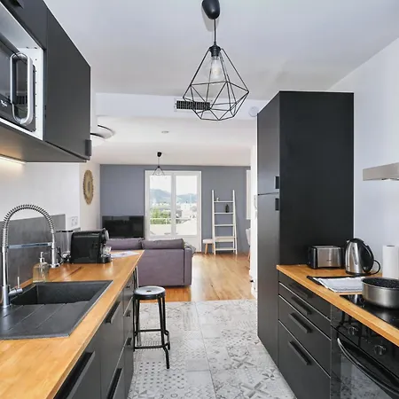 Apartamento L'emeraude, T3 Elegant Avec Vue Proche Centre Et Gare